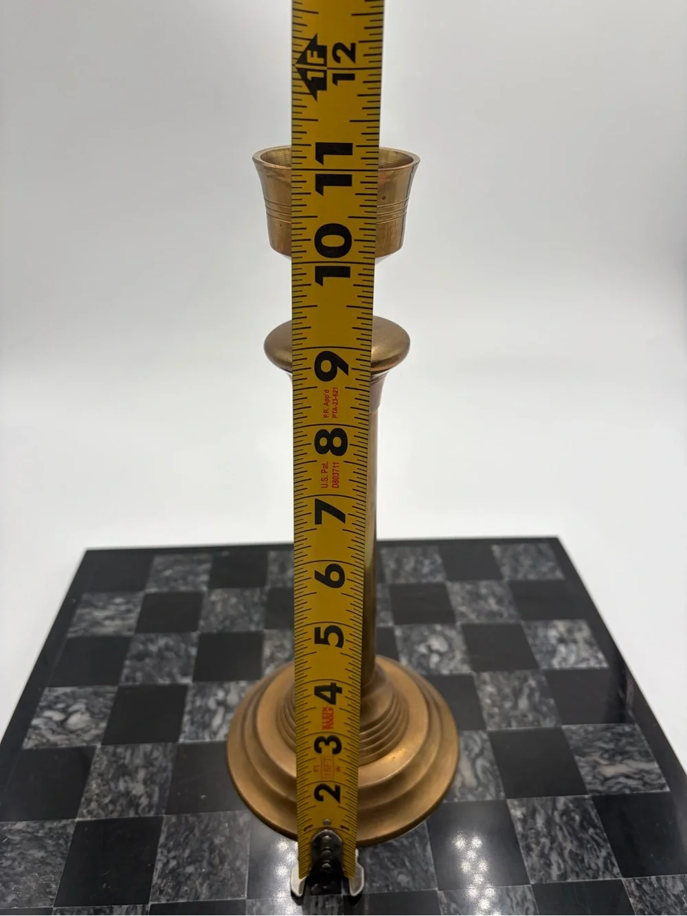 Vintage Hosley Solid Brass Candlestick Holders Set of 2 | Made in India